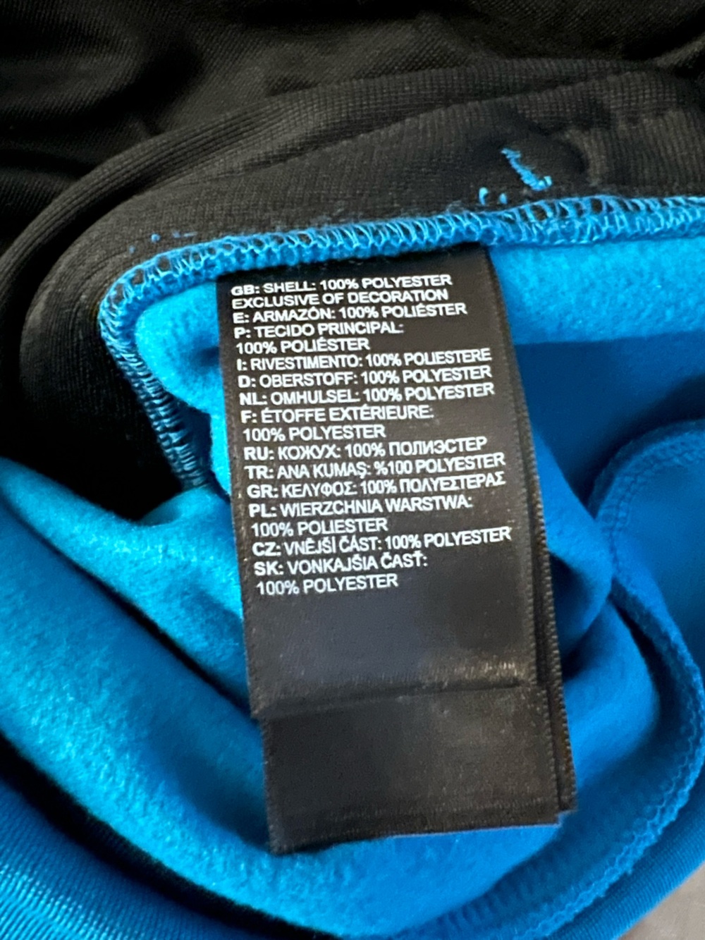 The North Face Men’s Full-Zip Blue Softshell Jacket - Picture 5 of 5